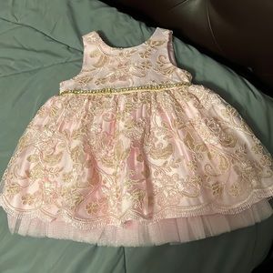 Toddler girl pink dress
